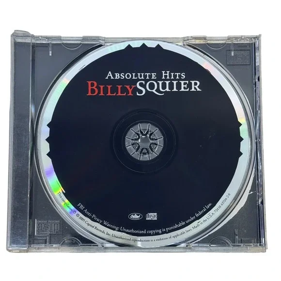Billy Squier Absolute Hits CD Greatest Hits 2005 Capitol Records 72438-63704-2-6 - Picture 3 of 4